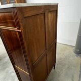 Louis XVI style secretary with marble top