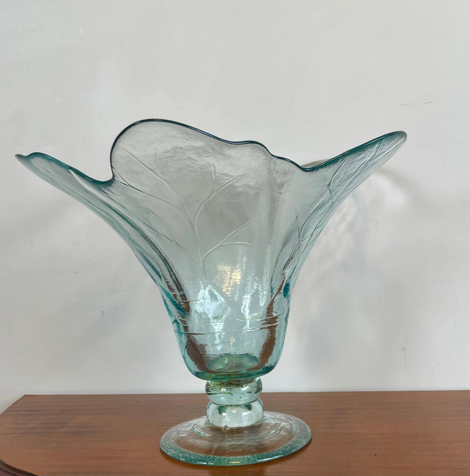 Grande coupe vintage en verre