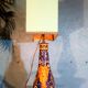 19th century Gien ceramic lamp