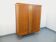 Vintage oak wardrobe from the 1960s.