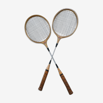 Vintage badminton rackets