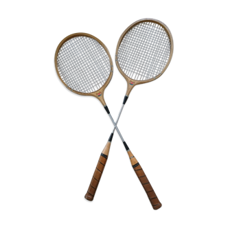 Vintage badminton rackets