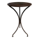 Artisanal wrought iron side table