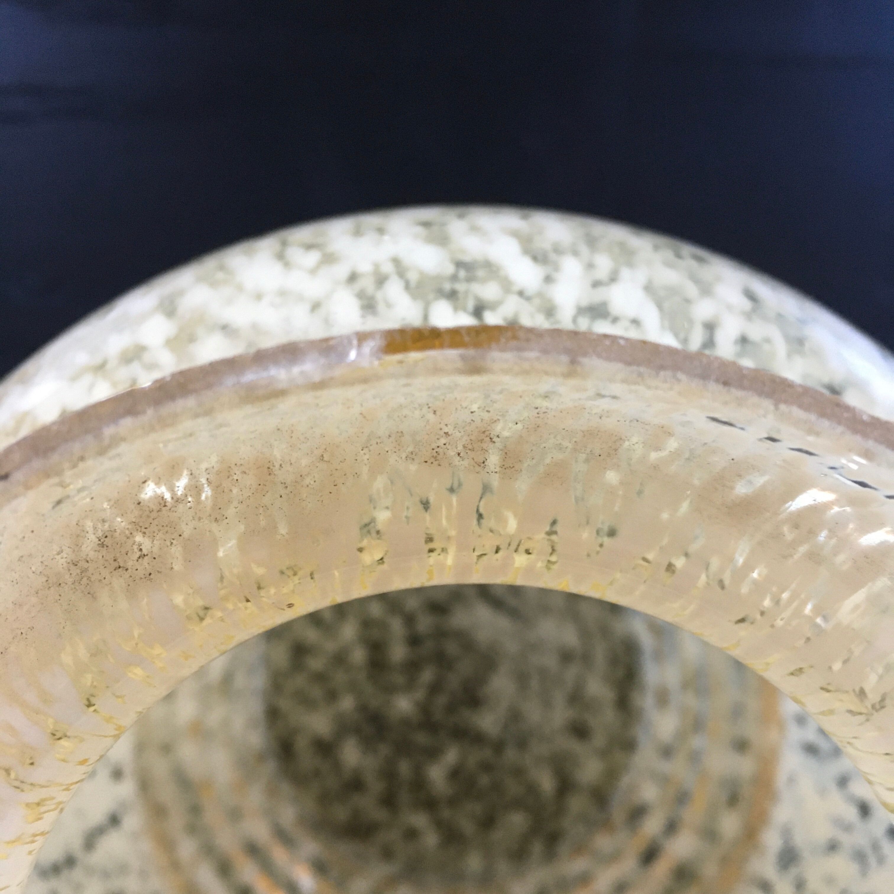 Art Deco style speckled vase