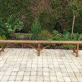 Oak farm bench