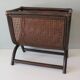Vintage bamboo and cannage magazine holders, Italy 1960