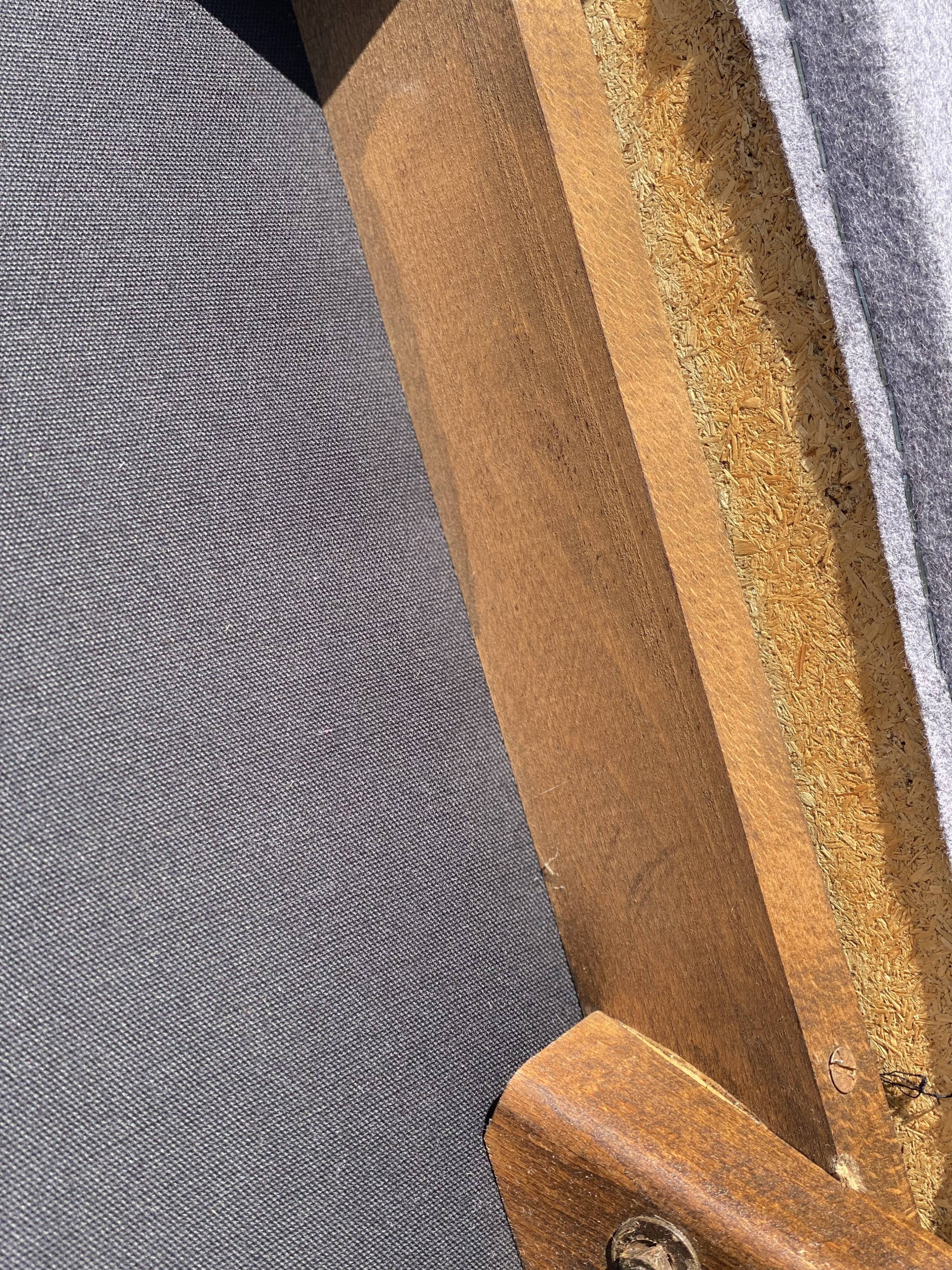 Chaise longue suédoise vintage 3 couleurs