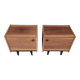 1970s bedside tables, set of 2