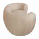 Late 20th Century, Wool and Solid Wood Curved Sofa, Italy
