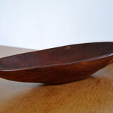 Grand coupe oblongue in mahogany west africa, circa 1970