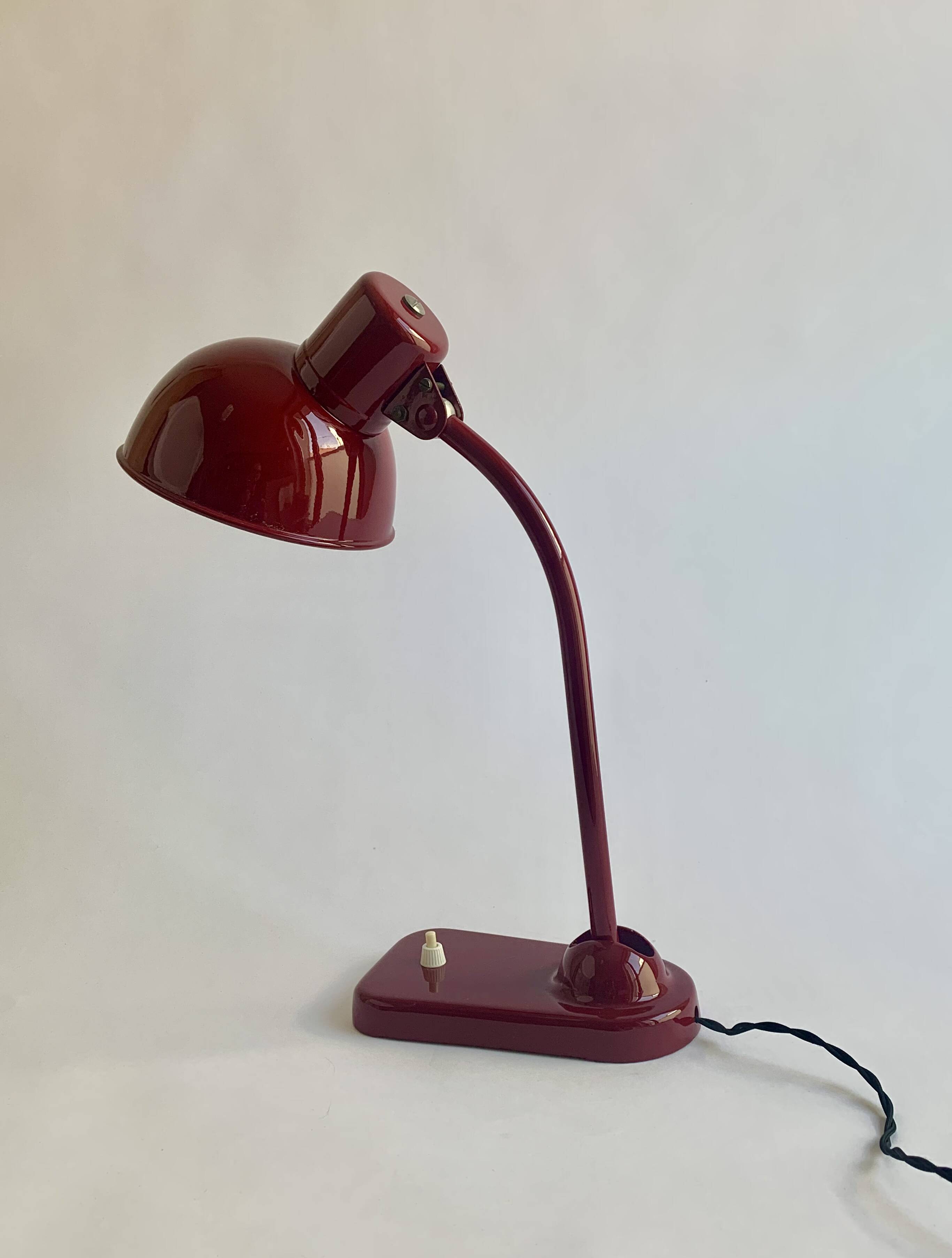 Bauhaus desk lamp, Germany, 1940s