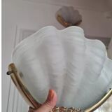 2 shell sconces