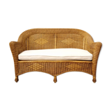 Wicker bench