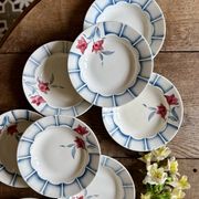 Set of 10 vintage deep plates from Digoin.