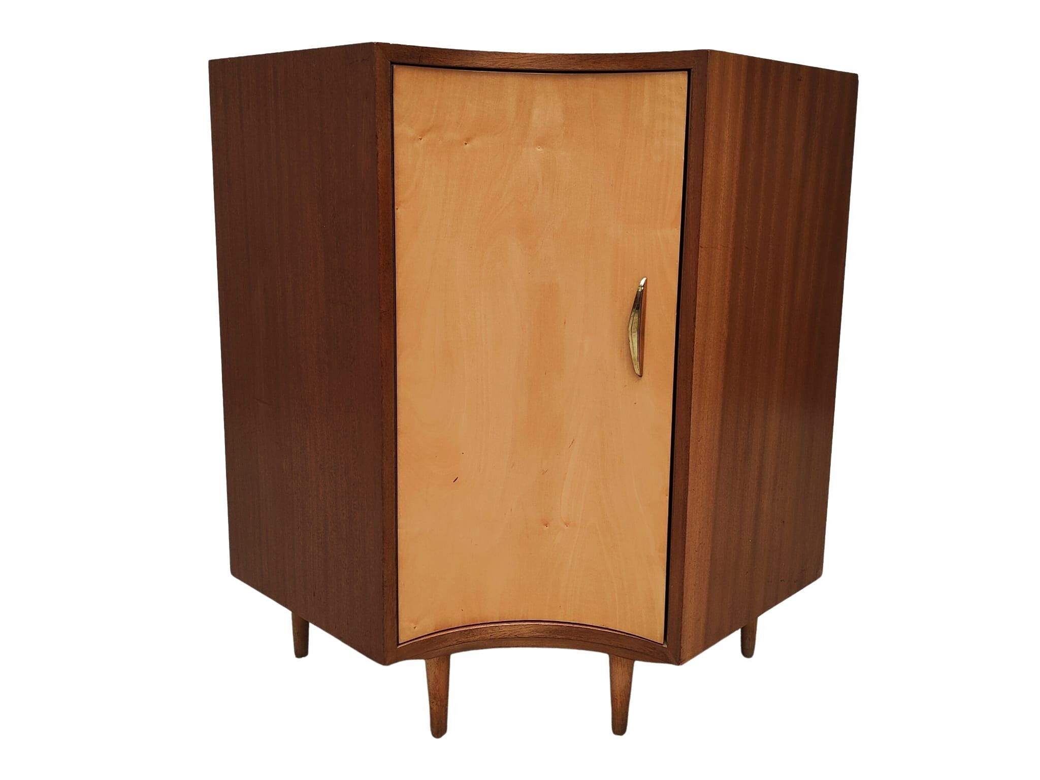 Mid Century corner cabinet