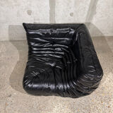 Togo angle faux leather Black - Ligne Roset