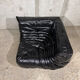 Black faux leather corner sofa - Ligne Roset