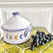 Old vegetable soup tureen