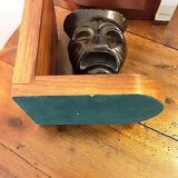 Greenhouses books bronze and wood african art