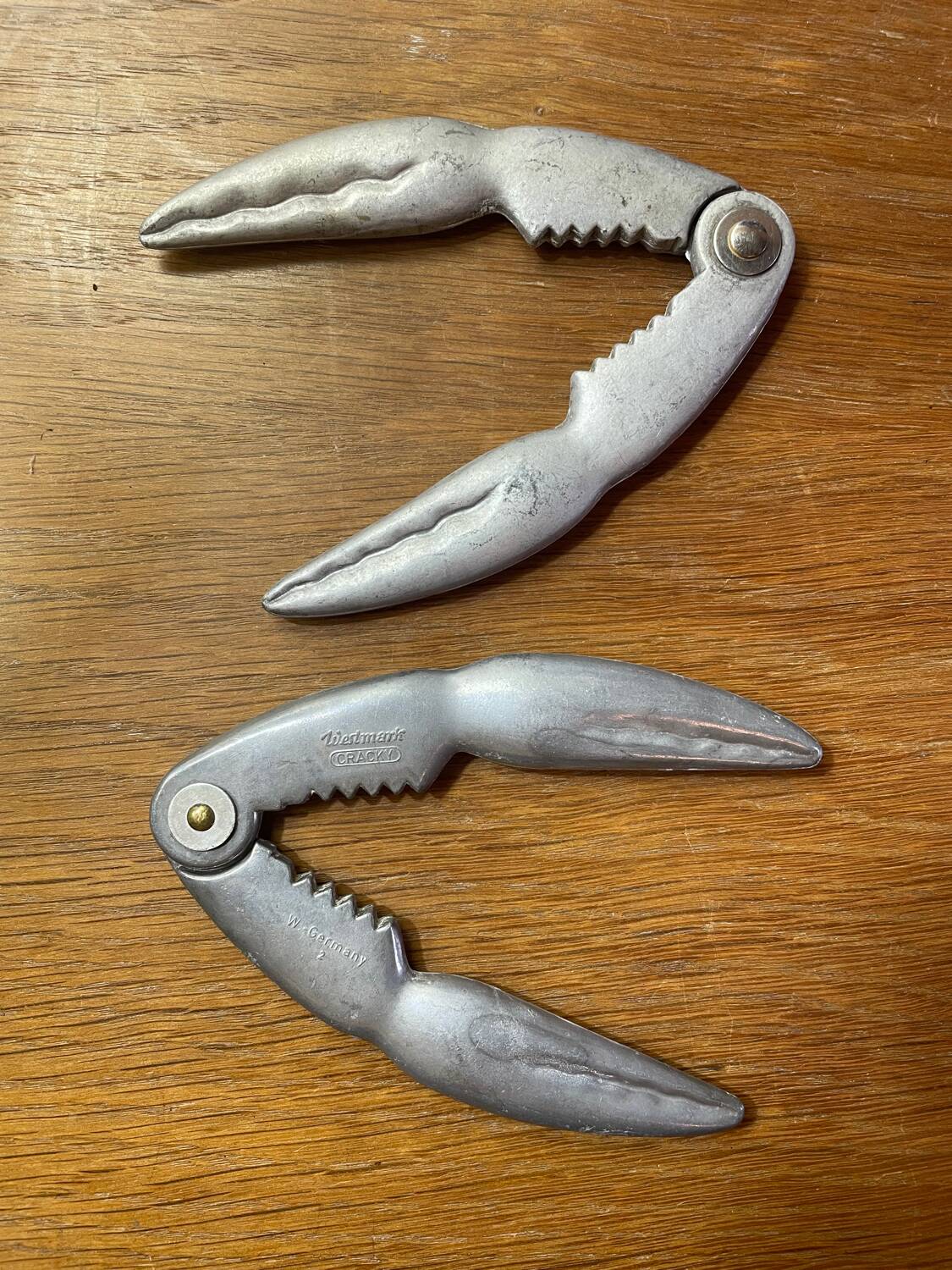 Vintage metal lobster claws