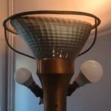 Floor lamp Table lamp signed Malabert house 1930 Art Deco DLG rings Quinet