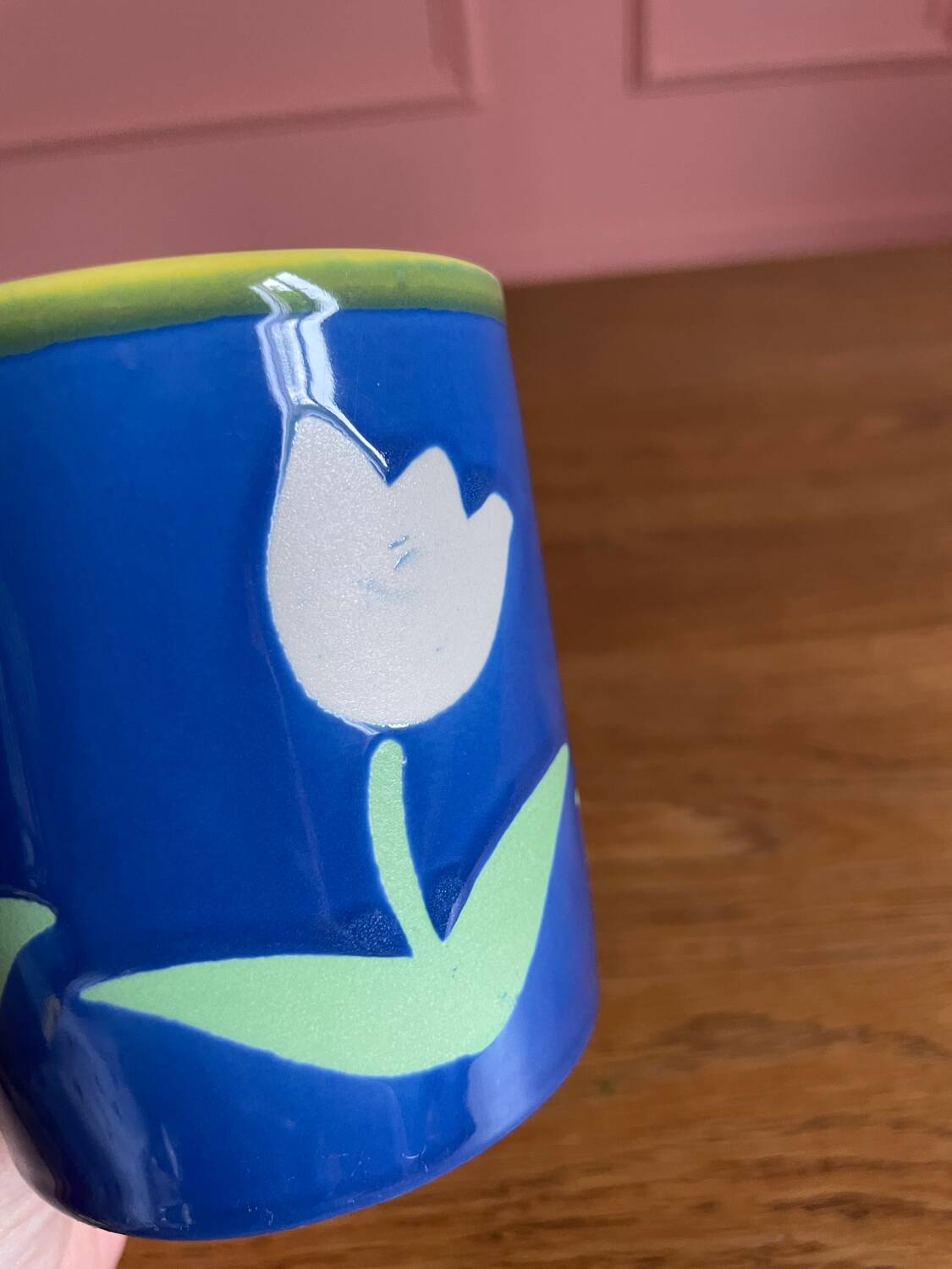 Duo of tulip mugs
