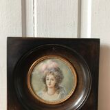 Portrait miniature painting