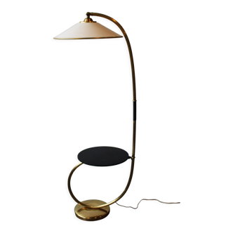 Floor lamp with shelf by Kaiser, Germany, 60's.