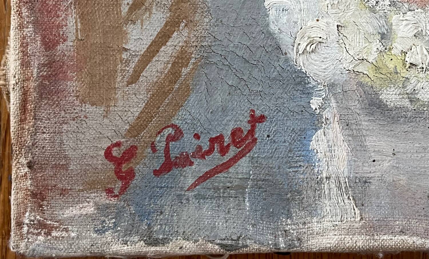 Tableau : huile sur toile - Portrait de femme