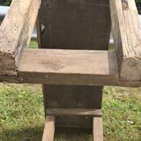 Old small 160 cm carpenter's workbench in solid oak