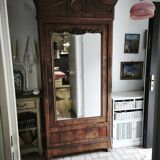 Bonnetière avec miroir