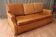 havana leather club-style sofa from the 1970s
