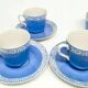 DGS Wałbrzych sugar bowl set with 6 cups