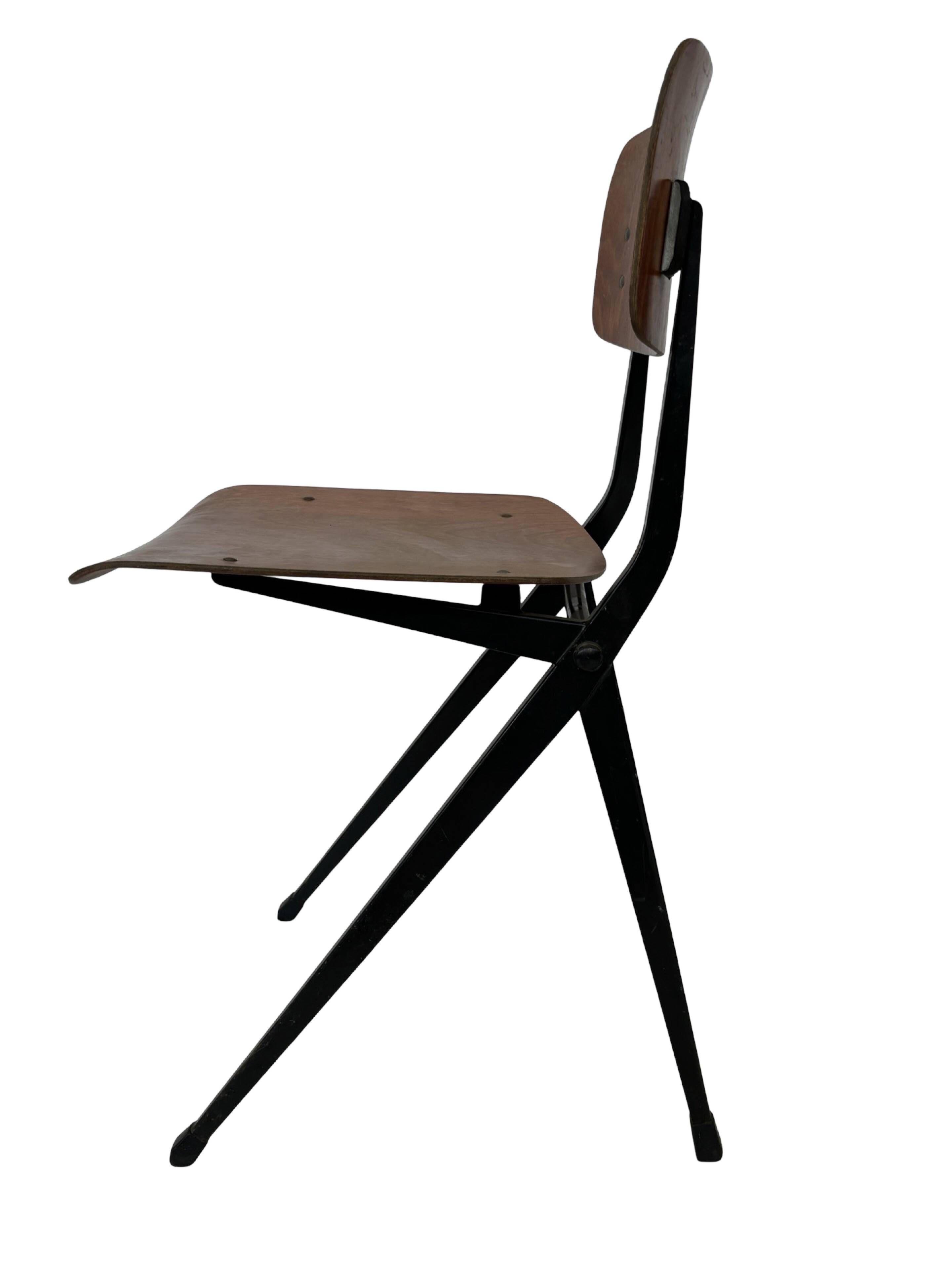 Mid Century Spin Chair 102 Ynske Kooistra for Marko Holland School chair