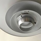 Danish suspension light JEKA in chrome metal, design Denmark 1970.