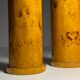 Burl wood veneered columns 20th century