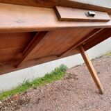 Old oak farm table - 1m62