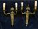 2 or 3 bronze wall lights in the Louis XVI Empire Neoclassical style.