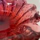 Vintage murano glass basket