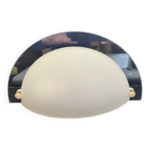 Frosted glass fan wall light