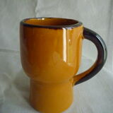 Service to orangeade in glazed earth, 1970s