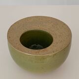 Empty pocket / ashtray in enamelled stoneware from the 80s