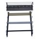 Metal Hanging Coat Rack and Wall Shelves by Pilastro