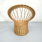 Children's wicker chair