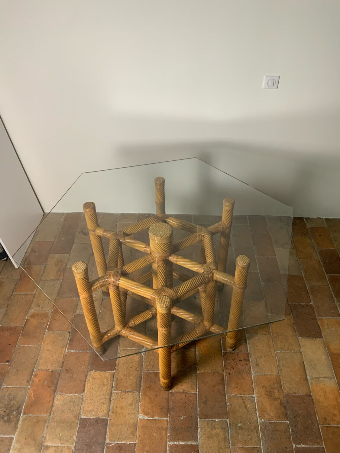 Modern and organic dining table