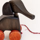 Elephant toy on wheels⎮60s/70s