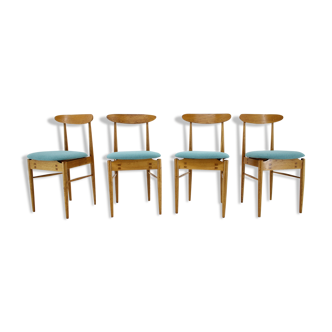 1960s Alan Fuchs Rare Dining Chairs for ULUV, Czechoslovakia