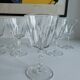 12 verre à pied cristal vintage