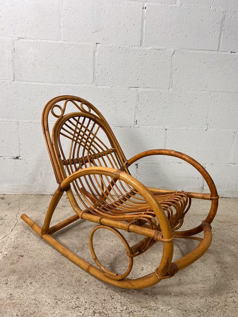 Rocking-chair enfant vintage