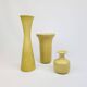 Mid-century modern set of 3 ceramic vases by Rörstrand, Gunnar Nylund, Sweden.